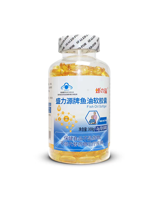 盛力源牌魚油軟膠囊 蜂溢 300粒